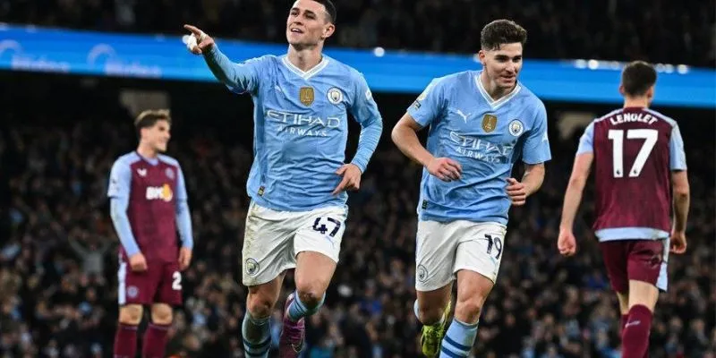 Tỷ lệ kèo cho trận Manchester City vs Aston Villa